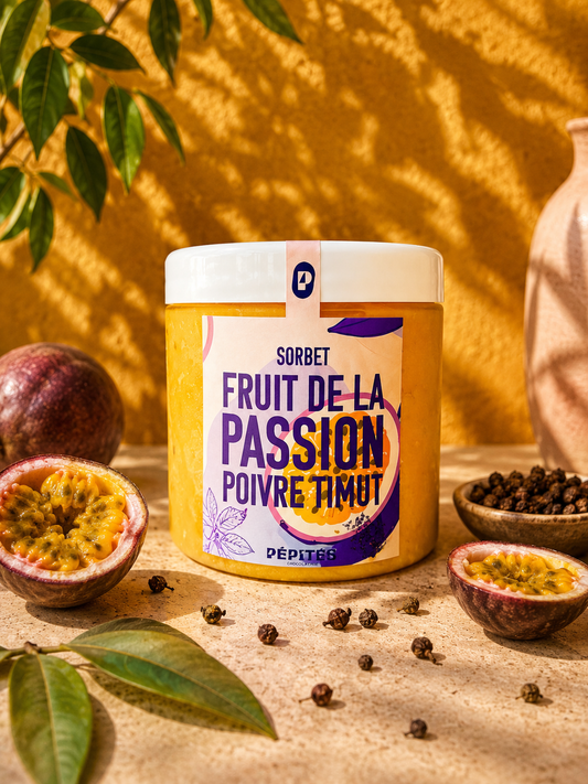 Sorbet Fruit de la Passion et Poivre Timut